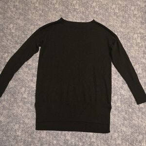 LOFT Black Crewneck Sweater - Men's Lightweight Knit